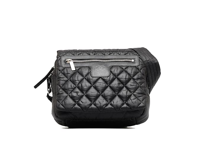 Black Chanel Coco Cocoon Crossbody Leather  ref.1151683