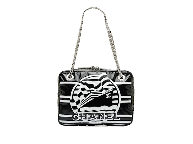 Black Chanel La Pausa Shoulder Bag Plastic  ref.1151691