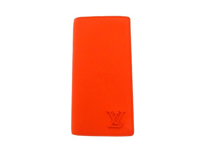 Cartera naranja Louis Vuitton Aerogram Brazza