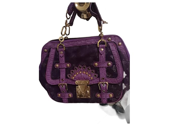 Louis Vuitton Purses, wallets, cases Purple Cloth  ref.1151845