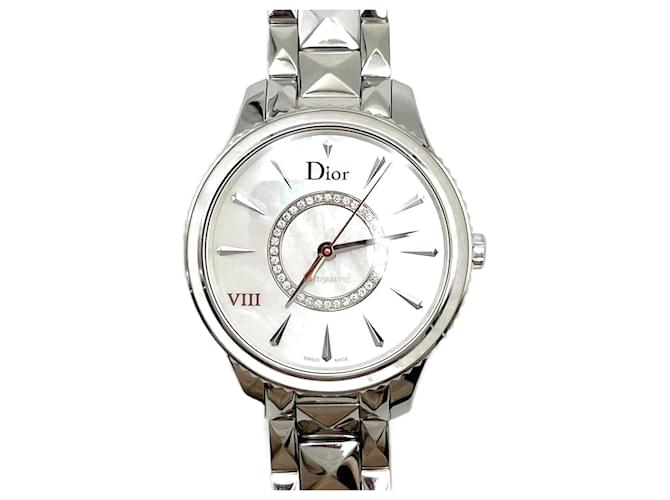 Automatic Dior VIII Wrist Watch Silvery Steel Metal  ref.1151889