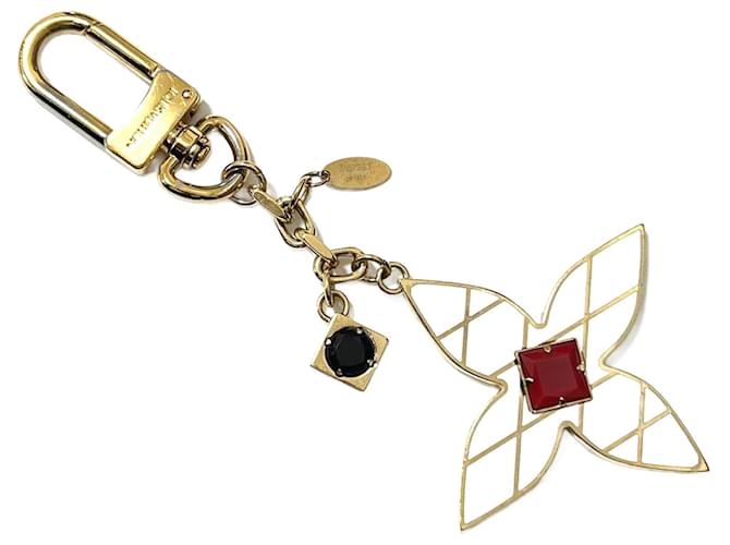 Louis Vuitton Malletage Blossom Taschenanhänger-Schlüsselanhänger Emaille  ref.1151895
