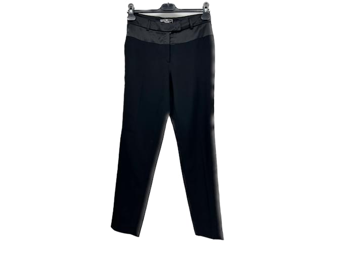 SALVATORE FERRAGAMO  Trousers T.it 38 Viscose Black  ref.1151910