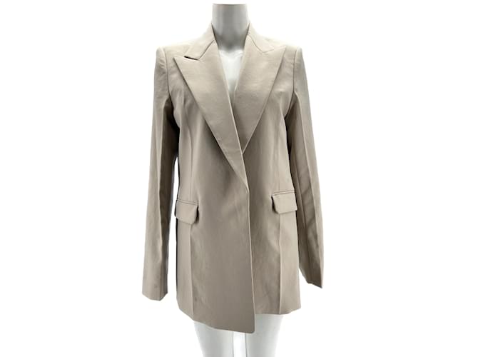 HELMUT LANG Giacche T.US 8 poliestere Beige  ref.1151921
