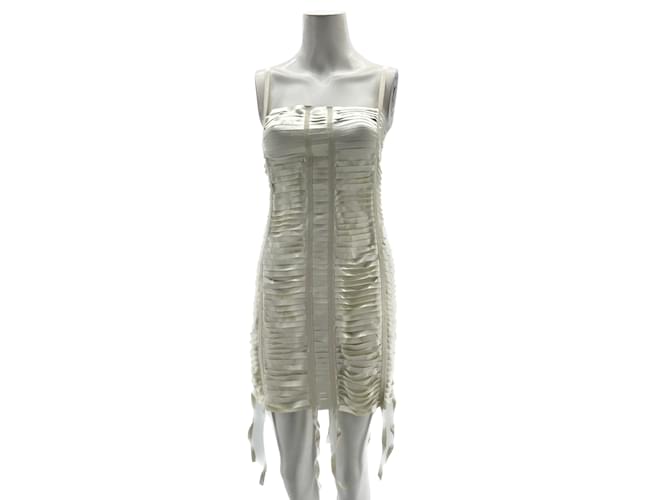 GIVENCHY  Dresses T.fr 36 polyester White  ref.1151967