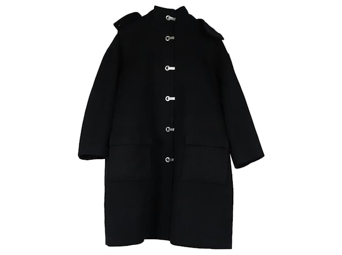 Jil Sander Coats, Outerwear Black Cashmere Wool  ref.1152010