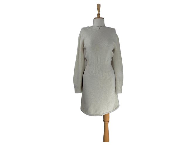 Theory Kaschmirkleid Beige M