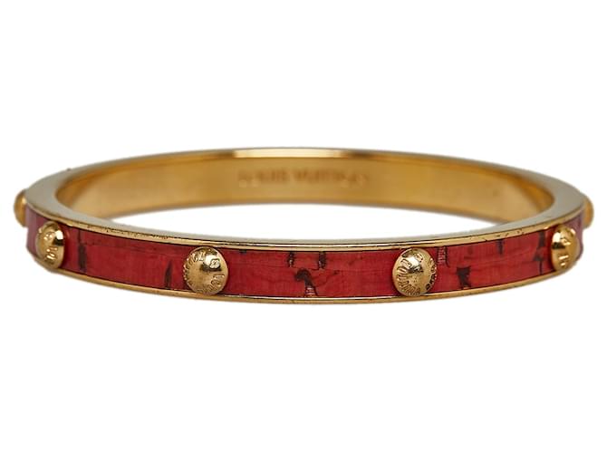 Bracciale Louis Vuitton in oro Gimme A Break Rosso D'oro Metallo Placcato in oro  ref.1152095
