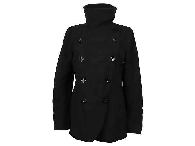 Marella Black Polyester Coat