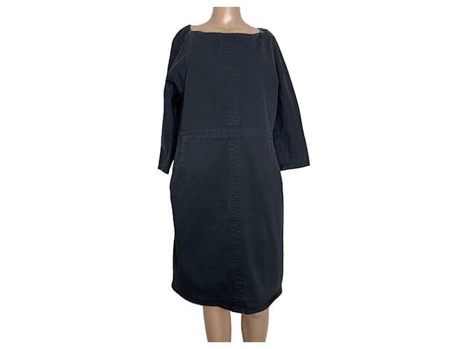 Bruuns Bazaar Dresses Black Denim  ref.1152158
