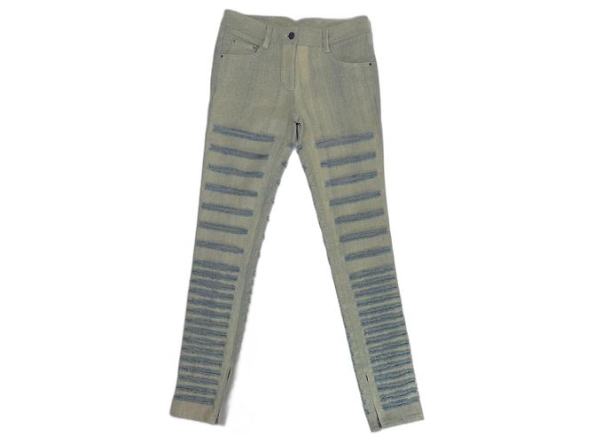Vaqueros Pitillo Desgarrados 3.1 Phillip Lim Azul Algodón