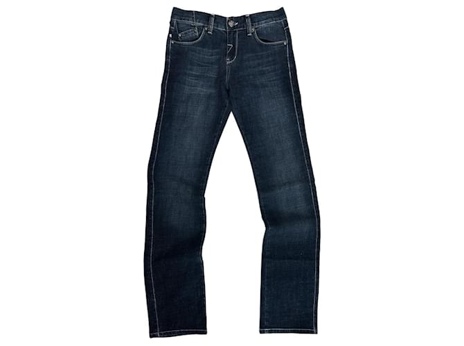 Victoria Beckham Jeans Blu Cotone  ref.1152184