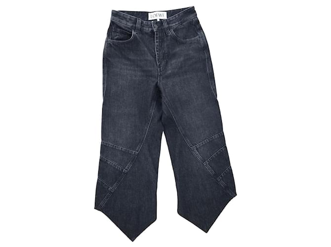 Loewe Jeans Nero Cotone  ref.1152263
