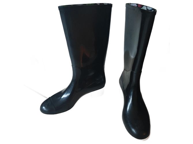 Cambon Botas Chanel Negras Negro
