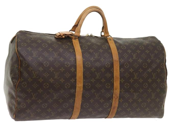 Louis Vuitton Monograma Keepall 60 Boston Bag M41422 LV Auth bs10087 Lona  ref.1152495