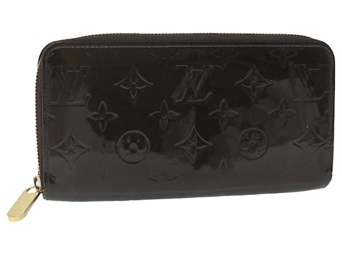 LOUIS VUITTON Monogram Vernis Zippy Wallet Wallet Griyacht M90218 LV Auth ep2443 Patent leather  ref.1152584