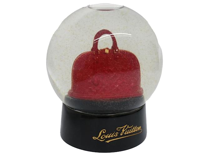 LOUIS VUITTON Snow Globe Alma VIP Limited Clear Red LV Auth 59414A Glass  ref.1152652