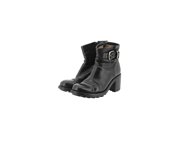 Free Lance Leather boots Black  ref.1152696