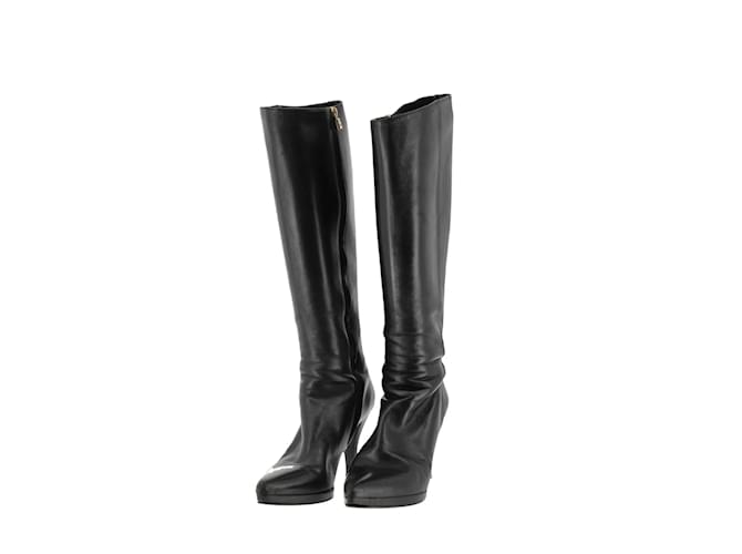 Bally Leather boots Black  ref.1152858