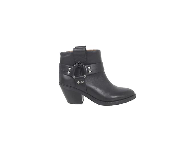 See by Chloé Leather boots Black  ref.1152861