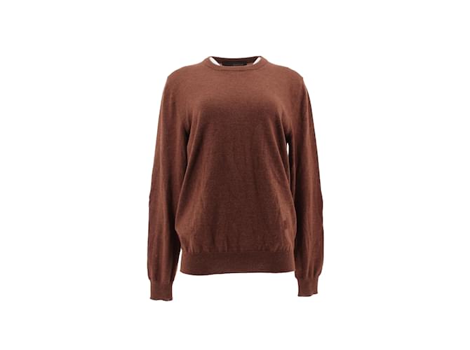 Louis Vuitton Wool sweater Brown  ref.1152868
