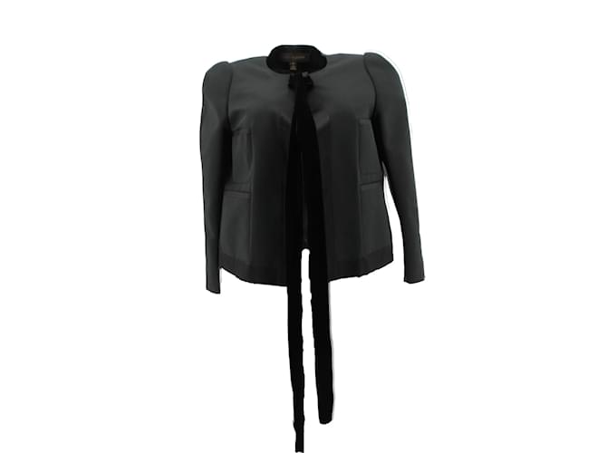 Louis Vuitton Wool jacket Black  ref.1152871