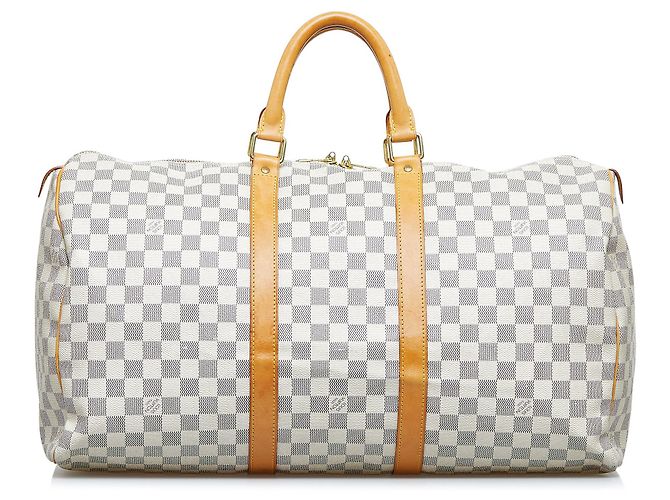LOUIS VUITTON Malas de viagem Keepall Branco