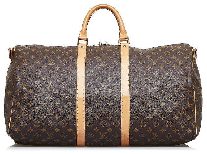 LOUIS VUITTON Borse da viaggio Keepall Marrone