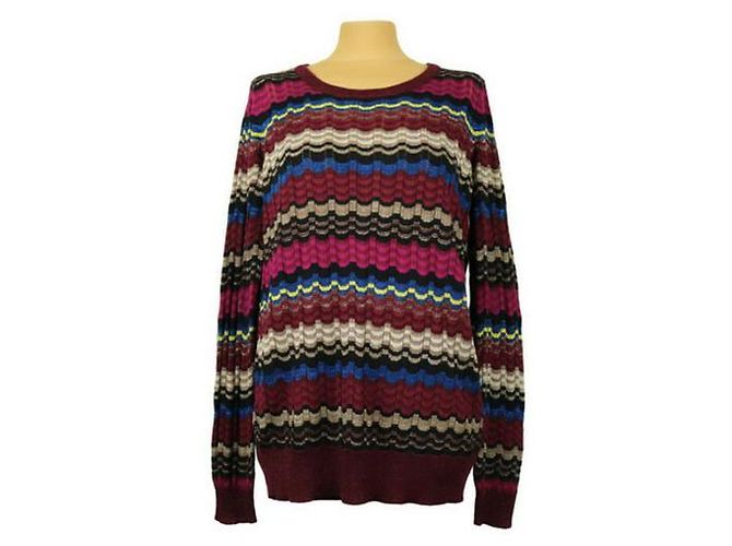 Missoni Strickpullover aus Viskose Mehrfarben 