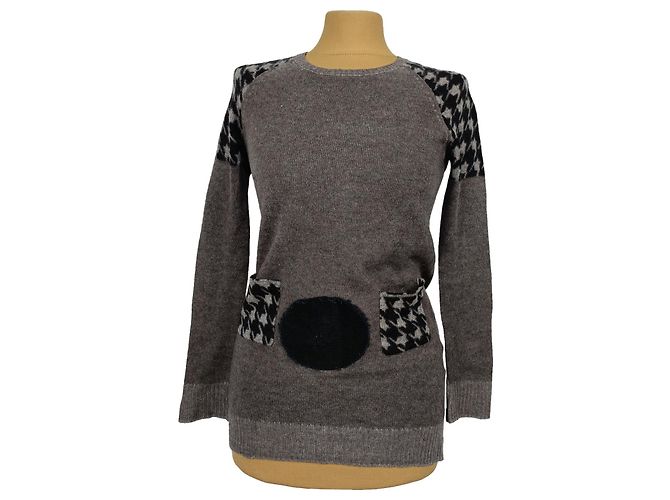 Autre Marque Princess Goes Hollywood Pullover Grau Kaschmir Gr 36