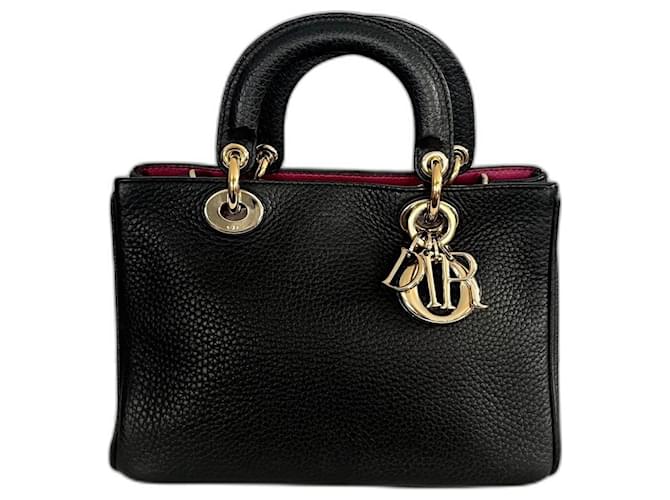 Dior Diorissimo Black Leather  ref.1153907