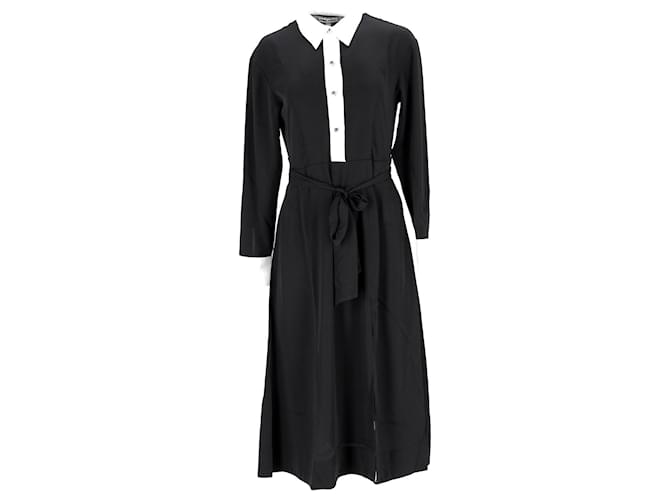Tommy Hilfiger Damenkleid aus schwarzem Polyester  ref.1153997