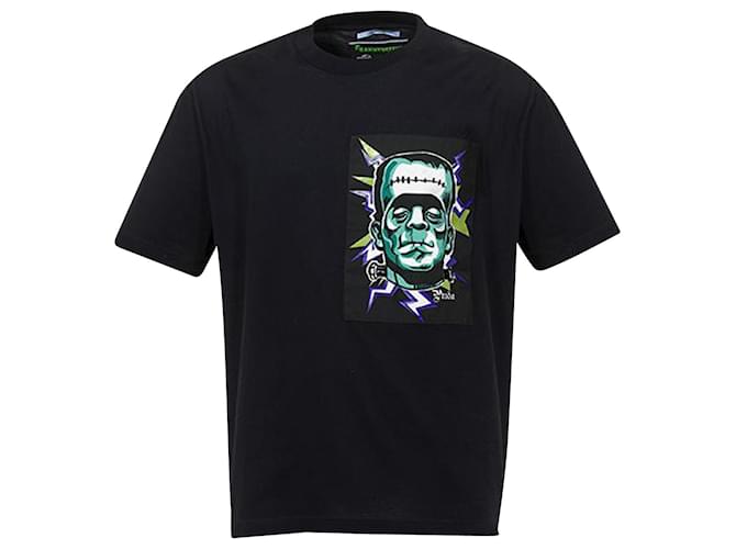 Prada T-shirt Frankestein Tasca Black Cotton  ref.1154040