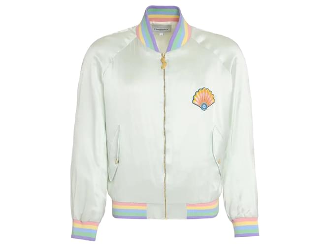 Casablanca Embroidered Shell Souvenir Jacket Multiple colors Silk  ref.1154076