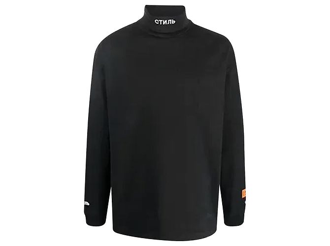 Heron Preston HP Rollkragen-Langarmshirt