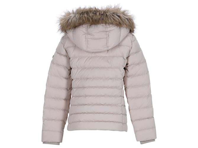 Tommy Hilfiger Womens Sustainable Padded Down Jacket White Cream Polyester  ref.1154124