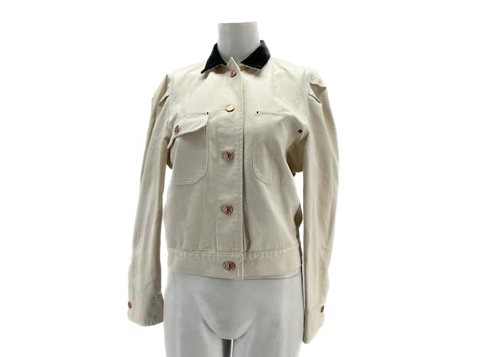 ISABEL MARANT  Jackets T.fr 36 Denim - Jeans Cream  ref.1154351
