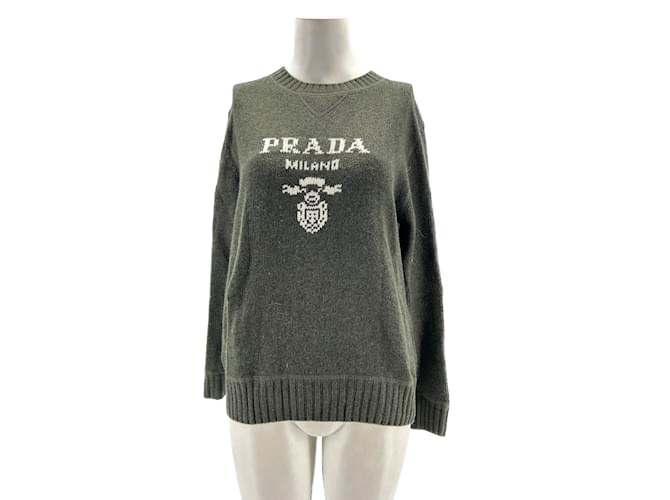PRADA  Knitwear T.it 40 Wool Green  ref.1154389