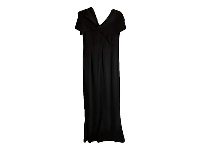 Chanel Robes Soie Noir  ref.1154445