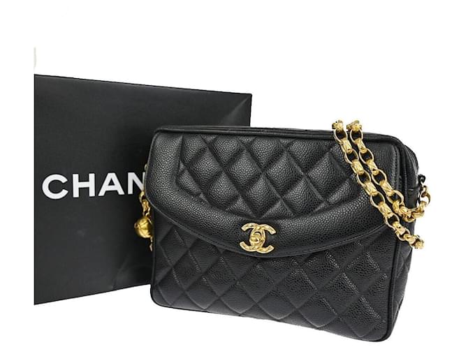 Chanel Diana Black Leather  ref.1154506