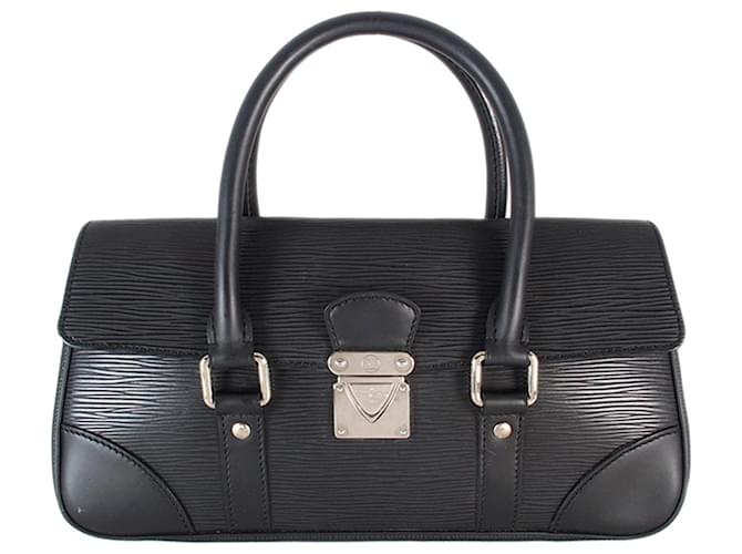 Louis Vuitton Black Epi Segur PM Cuir Noir  ref.1154560