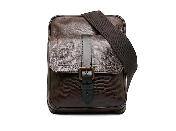 Bolsa de ombro em couro Iroquois Utah Louis Vuitton M92534 em muito bom estado Marrom  ref.1154618