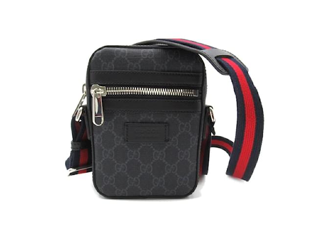 Gucci Gg Supreme Messenger Bag 682357 Black Cloth  ref.1154680