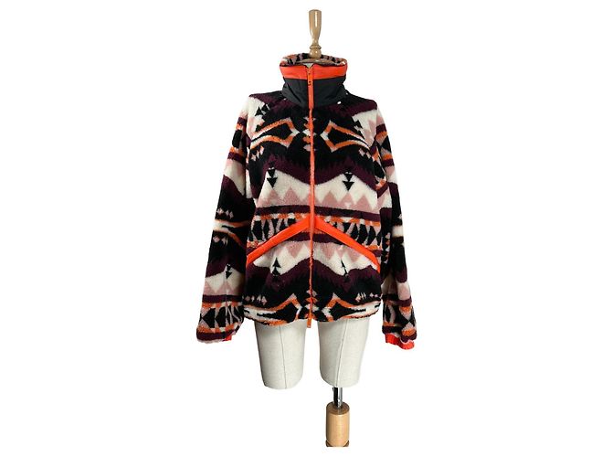 Woolrich Jacquard Wool Sherpa Fleece Jacket Multiple colors
