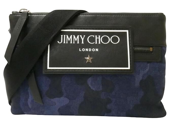 Jimmy Choo Blu navy Giovanni  ref.1154805