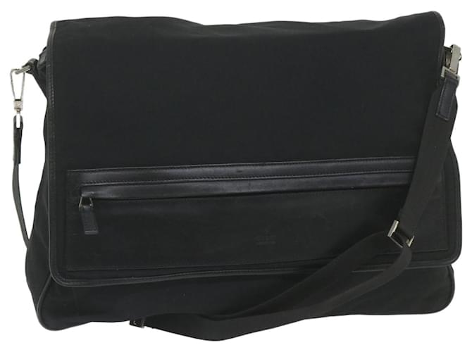 GUCCI Shoulder Bag Nylon Black 019 0376 Auth ep2399  ref.1154834