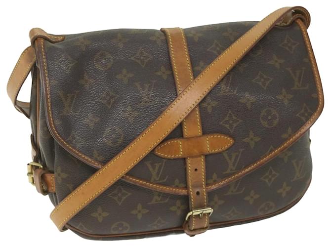 Louis Vuitton Monogram Saumur 30 Shoulder Bag M42256 LV Auth 59266 Cloth  ref.1154860