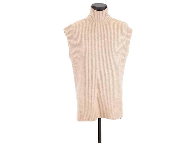 Ganni Wool sweater Beige  ref.1155014
