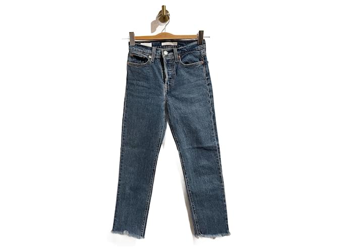LEVI'S Jeans T.US 24 Algodão Azul  ref.1155024