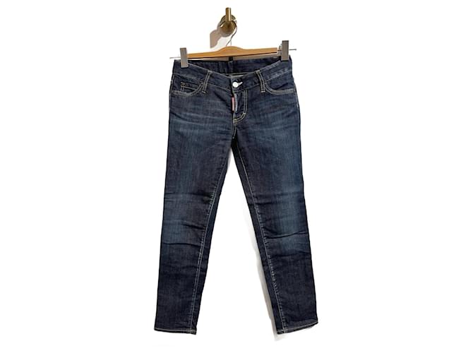 Dsquared2  Jeans T.US 24 Algodão Azul  ref.1155029